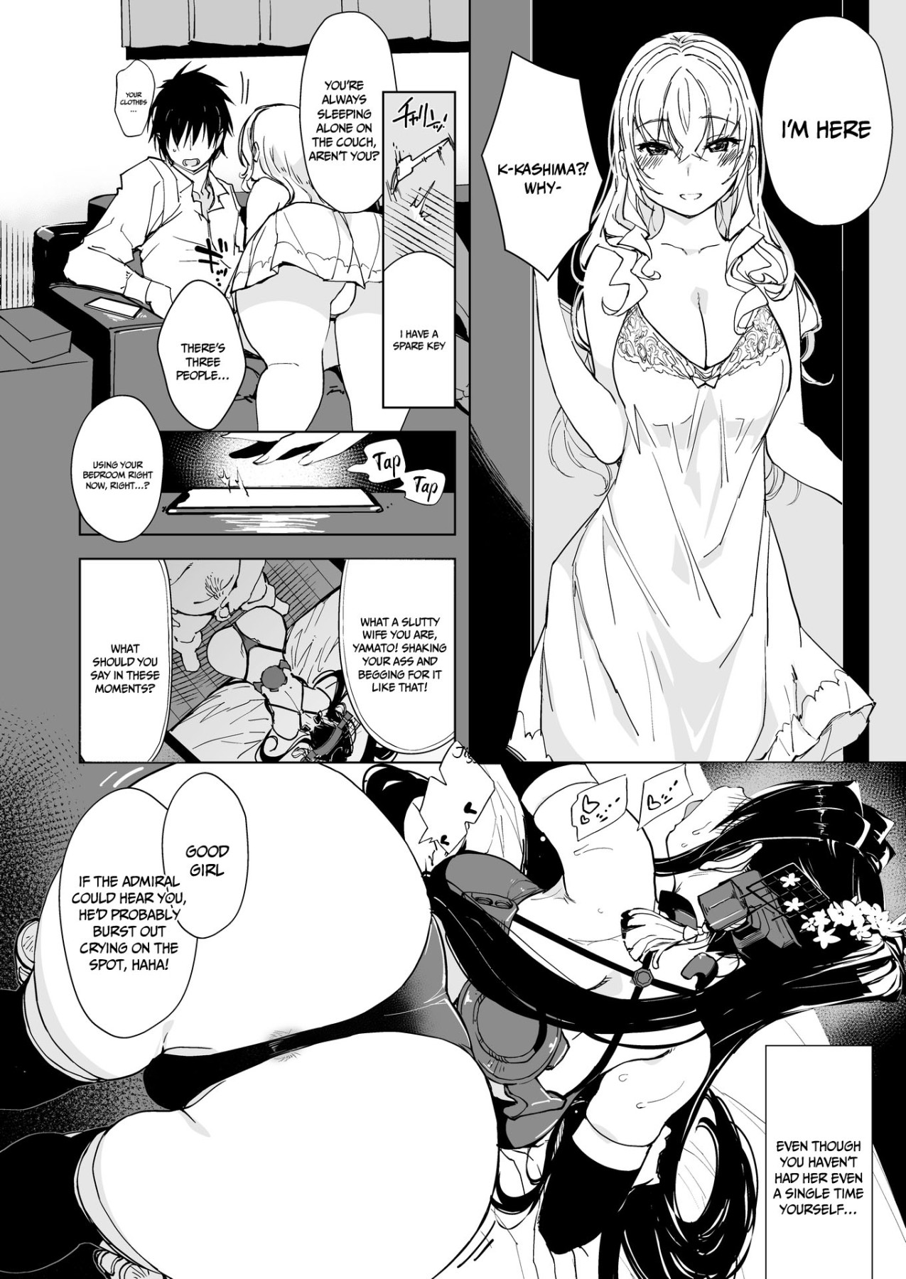 Hentai Manga Comic-Report of the Secretary Kashima 4-Read-33